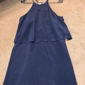 Lavender Brown overlay dress